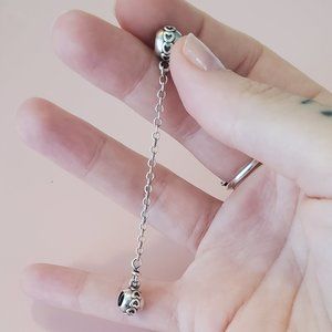 Authentic Pandora - Band of Hearts Safety Chain Charm
